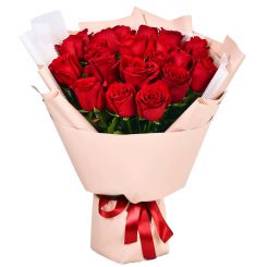 21 красной розы Комильфо