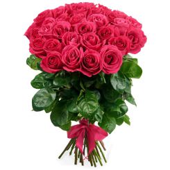 Букет из 35 розовых роз Весна в сердце