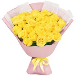 В поисках любви букет желтых роз
